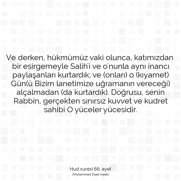 Ayetbul | Kuran Mealleri | Quran | Hud suresi 66. ayet