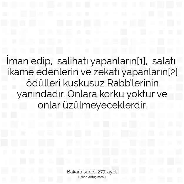 Ayetbul | Kuran Mealleri | Quran | Bakara suresi 277. ayet