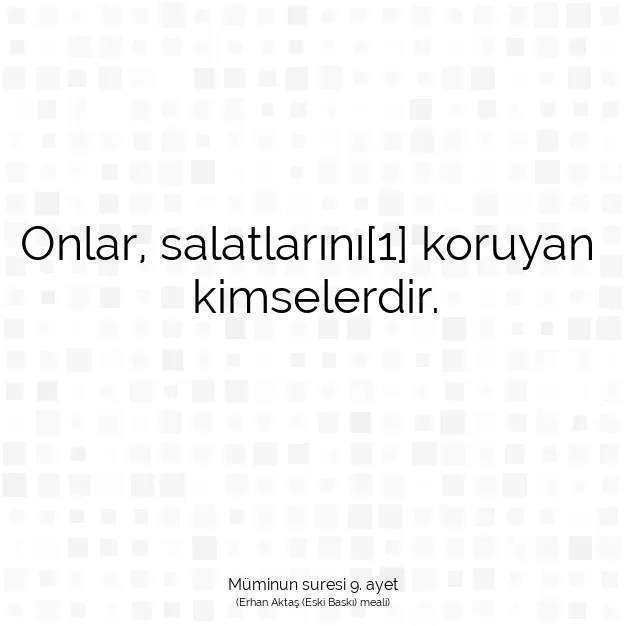 Ayetbul | Kuran Mealleri | Quran | Müminun suresi 9. ayet