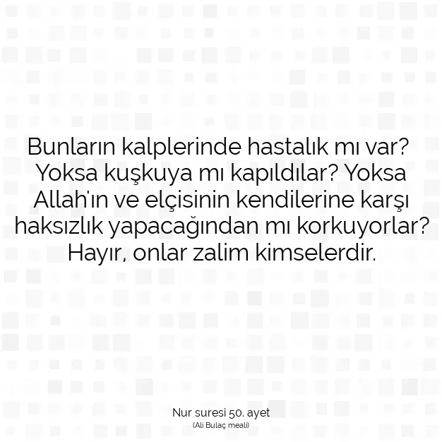 Ayetbul | Kuran Mealleri | Quran | Nur suresi 50. ayet