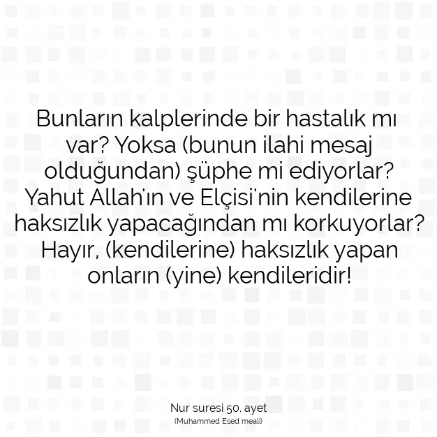 Ayetbul | Kuran Mealleri | Quran | Nur suresi 50. ayet