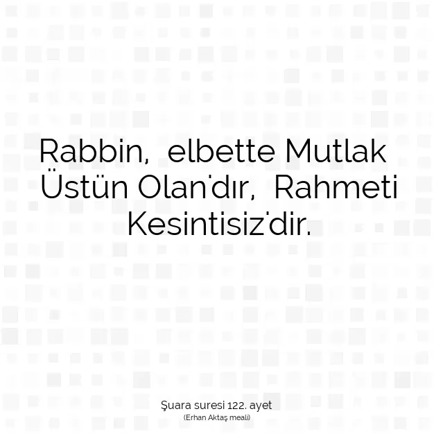 Ayetbul | Kuran Mealleri | Quran | Şuara suresi 122. ayet