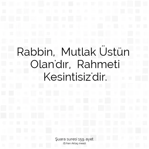 Ayetbul | Kuran Mealleri | Quran | Şuara suresi 159. ayet