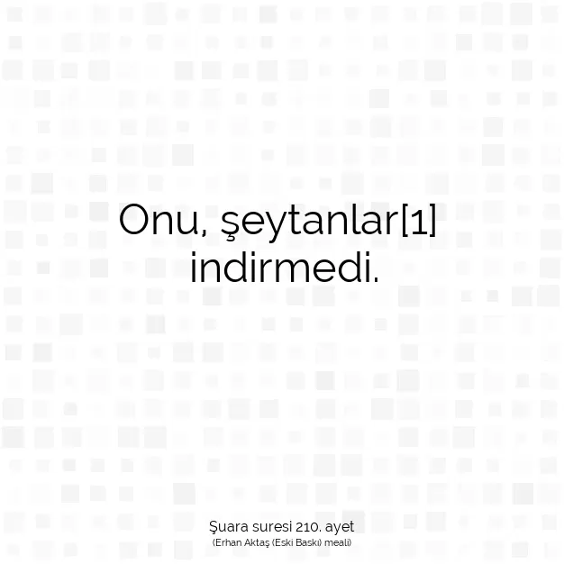 Ayetbul | Kuran Mealleri | Quran | Şuara suresi 210. ayet