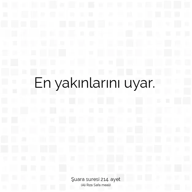 Ayetbul | Kuran Mealleri | Quran | Şuara suresi 214. ayet