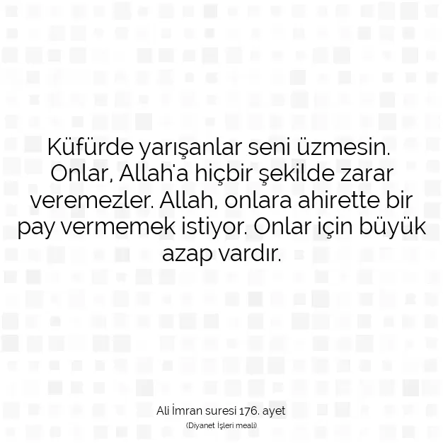 Ayetbul | Kuran Mealleri | Quran | Ali İmran suresi 176. ayet