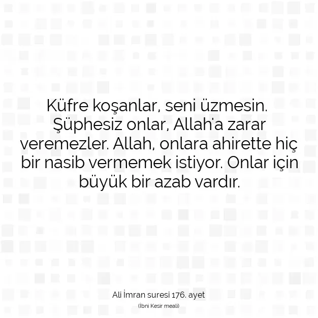 Ayetbul | Kuran Mealleri | Quran | Ali İmran suresi 176. ayet