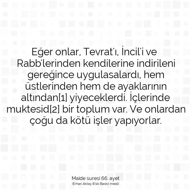 Ayetbul | Kuran Mealleri | Quran | Maide suresi 66. ayet