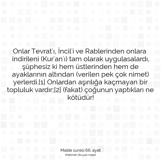 Ayetbul | Kuran Mealleri | Quran | Maide suresi 66. ayet