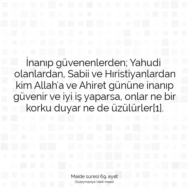 Ayetbul | Kuran Mealleri | Quran | Maide suresi 69. ayet