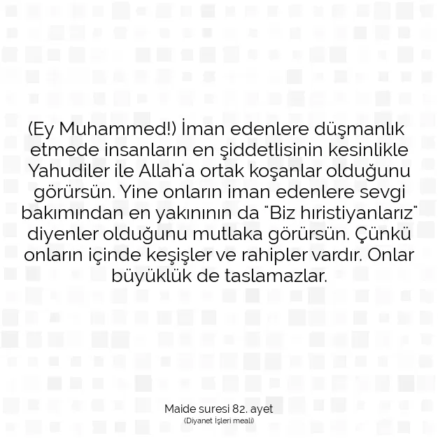 Ayetbul | Kuran Mealleri | Quran | Maide suresi 82. ayet