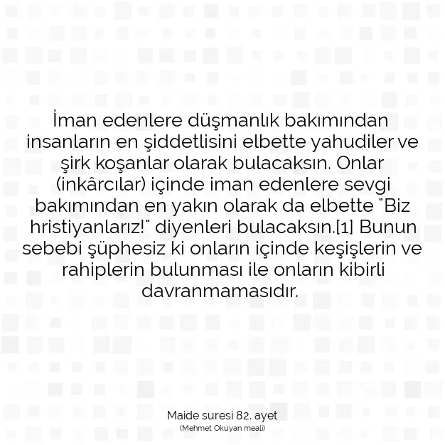 Ayetbul | Kuran Mealleri | Quran | Maide suresi 82. ayet