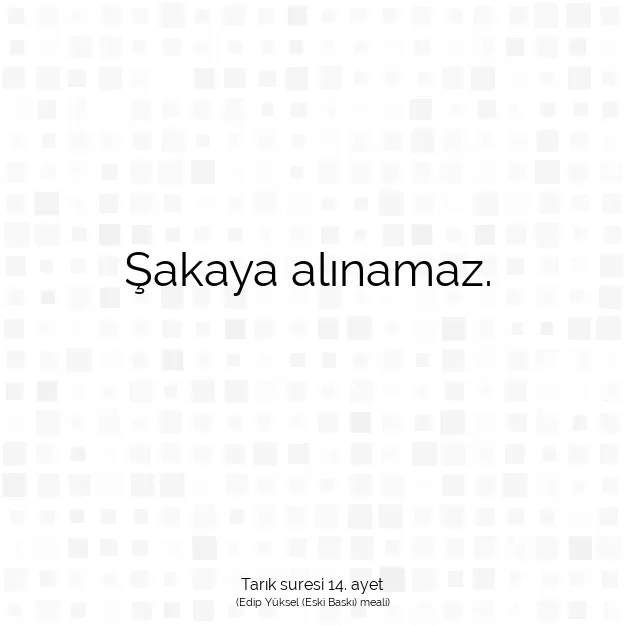 Ayetbul | Kuran Mealleri | Quran | Tarık suresi 14. ayet