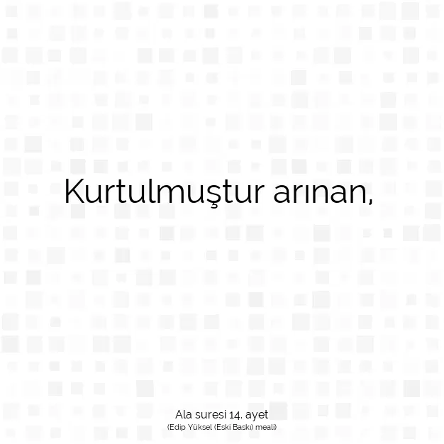 Ayetbul | Kuran Mealleri | Quran | Ala suresi 14. ayet